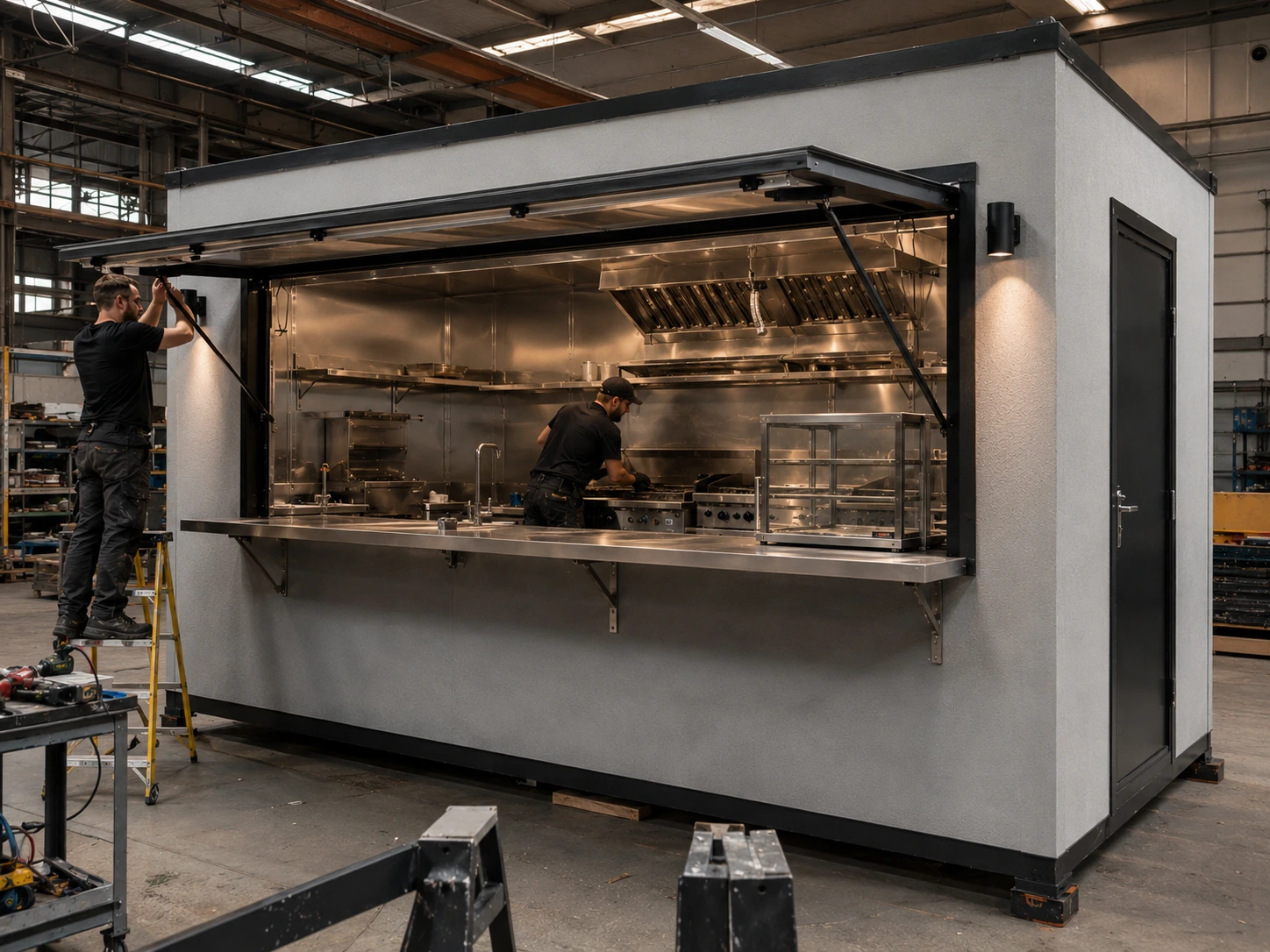 Fabricación de cafetería modular