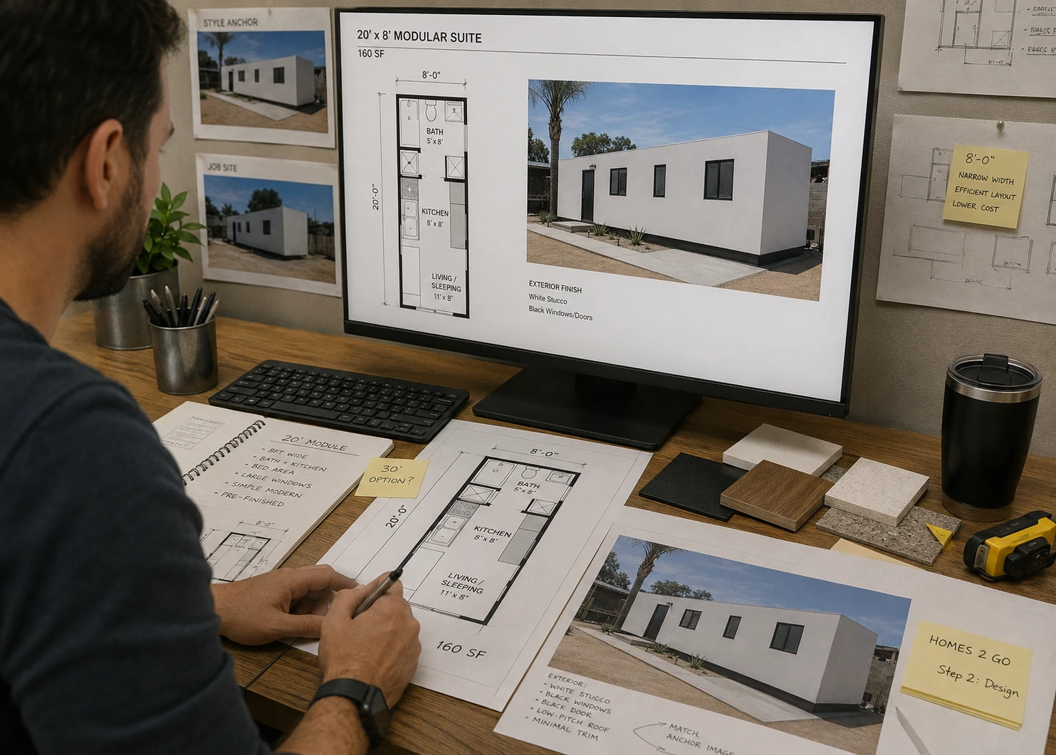 Diseño de distribución para módulo compacto habitacional