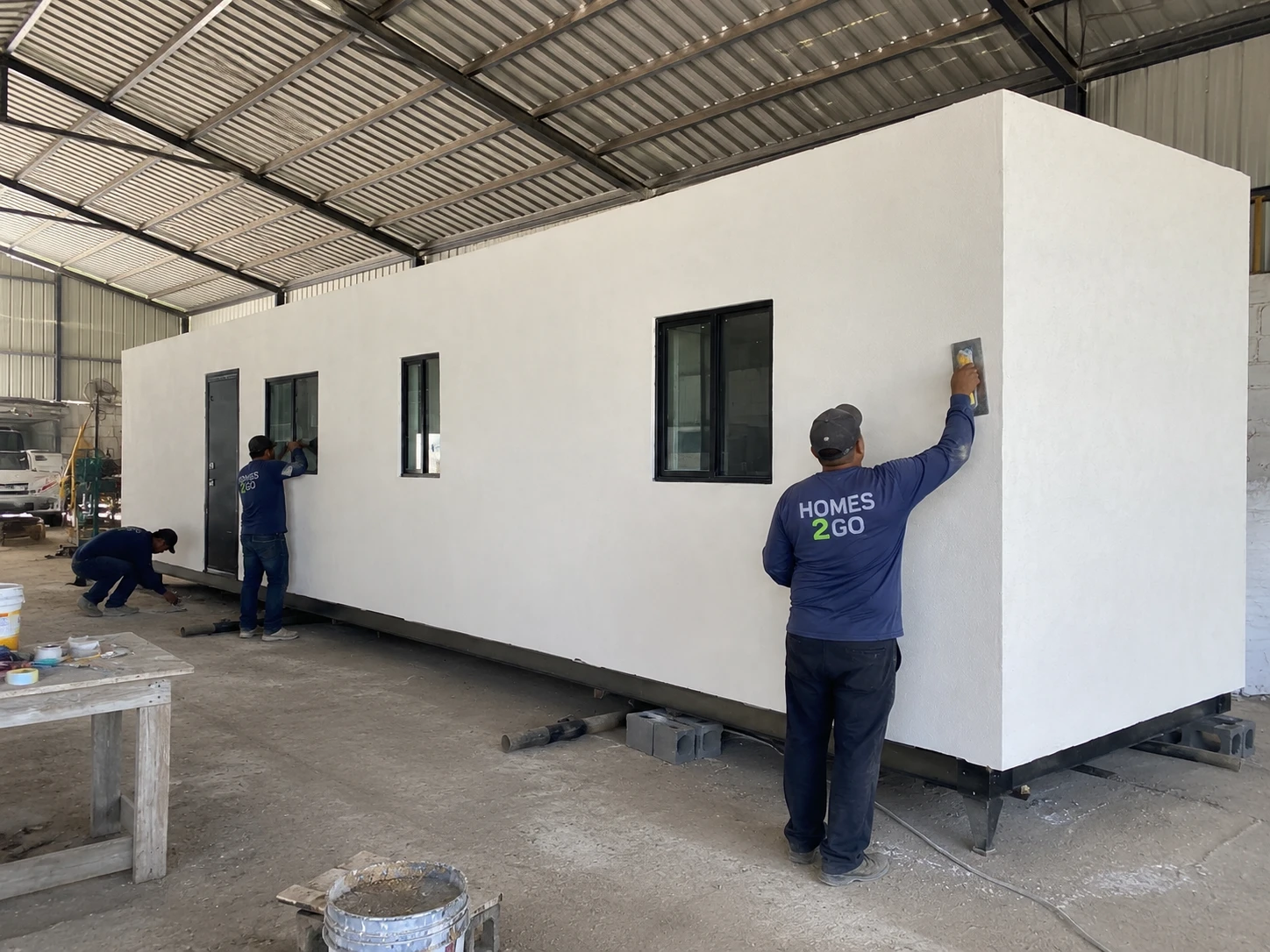 Fabricación de una cocina modular comercial
